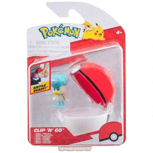 Pokemon Clip 'N' Go Quaxly + Poke Ball