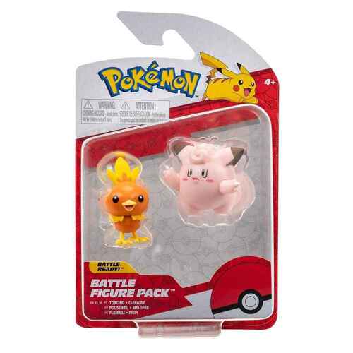Pokemon Battle Figure Pack Torchic + Clerairy