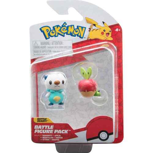 Pokemon Battle Figure Oshawott + Applin