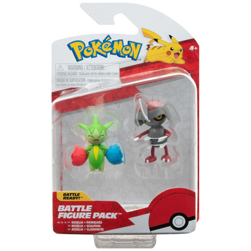 Pokemon Battle Figure Roselia + Pawniard