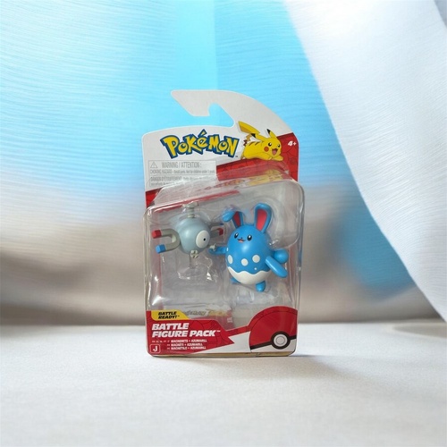 Pokemon Battle Figure - Magnemite + Azumarill