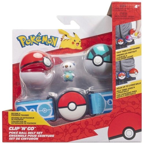 Pokemon Clip 'N' Go Poke Ball Belt Set Oshawott