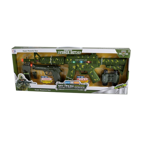 Toy Military Playset with Lights and Sounds