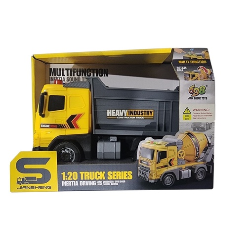 Construction Vehicles 18cm with Light &amp; Sounds Dump Truck