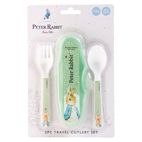 Peter Rabbit 2pc Travel Cutlery Set