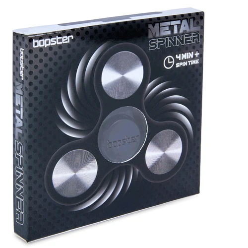 Bopster - Metal Fidget Spinner Black