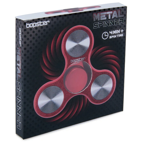 Bopster - Metal Fidget Spinner Red