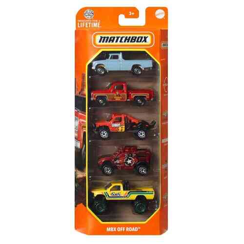 Matchbox Cars 5 Pack MBX Off Road