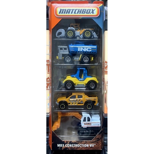 Matchbox Cars 5 Pack MBX Rescue V