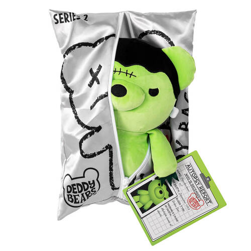 Deddy Bears Plush In Body Bag Frankenbear