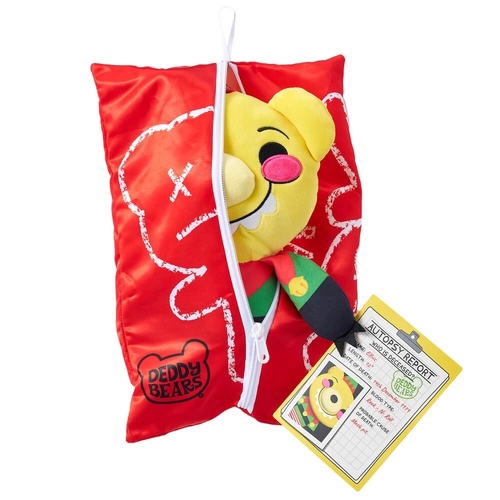 Deddy Bears Chrismas Plush Elfvis In Body Bag