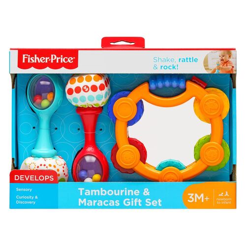 Fisher-Price Tambourine & Maracas Gift Set