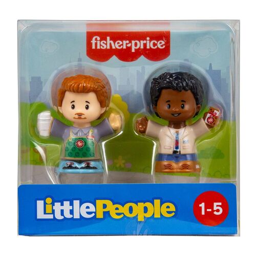 Fisher-Price Little People Barista and Customer 2 Pack