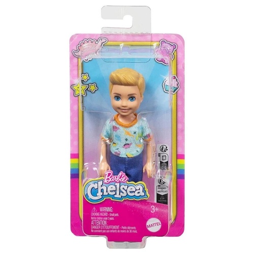 Barbie Club Chelsea – Boy Doll with Blonde Hair and Blue Shirt