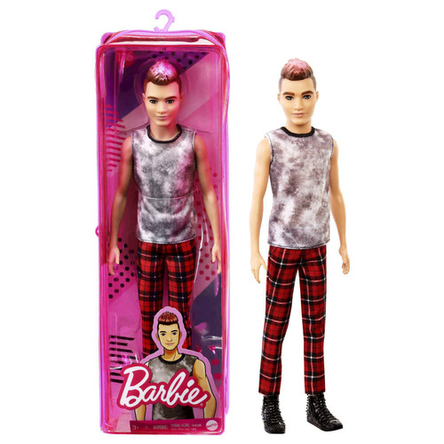 Barbie Fashionistas Ken Doll 176 Sleeveless Tie Die Shirt