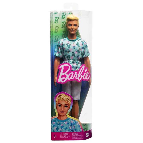 Barbie Fashionistas Ken Doll with Wearing Cactus Tee