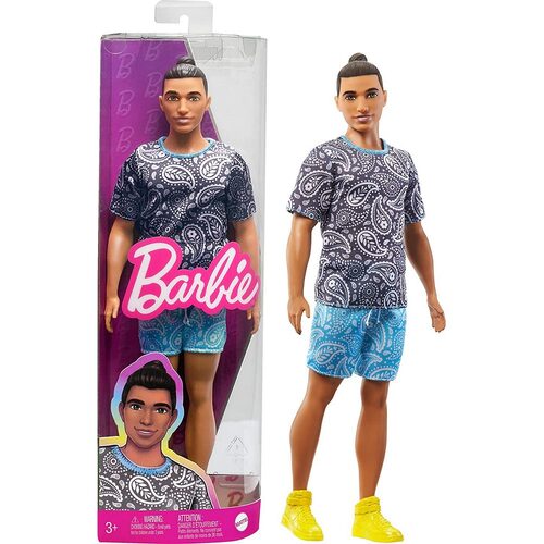 Barbie Fashionistas Ken Doll with Paisley Outfit