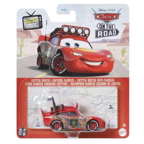 Disney Pixar Cars On The Road Cryptid Buster Lightning McQueen 1:55