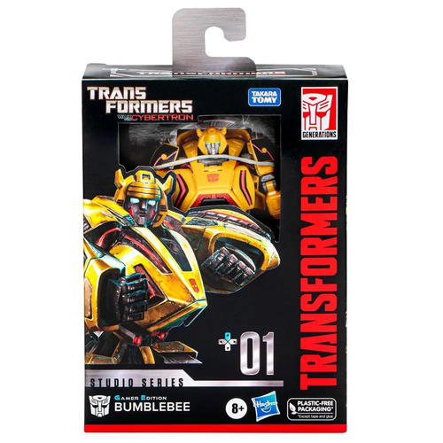 Transformers Studio Series Deluxe 01 Gamer Edition Bumblebee Action Figure