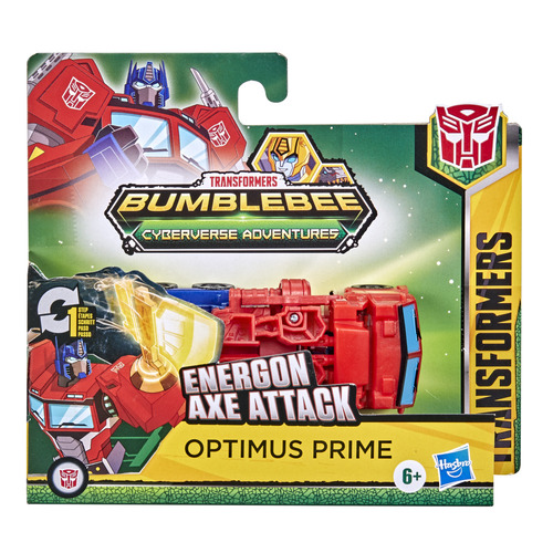 Transformers Cyberverse 1-Step Changer Optimus Prime Action Figure
