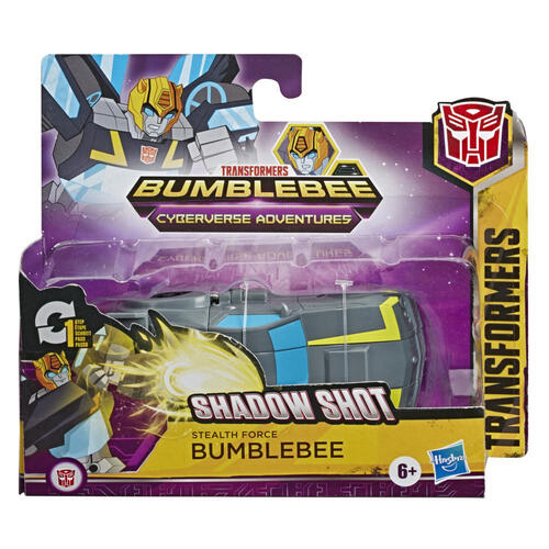 Transformers Cyberverse Adventures Action Attackers 1-Step Stealth Force Bumblebee Figure