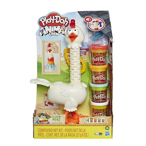 Play Doh Animal Crew Cluck-a-Dee Feather Fun Chicken