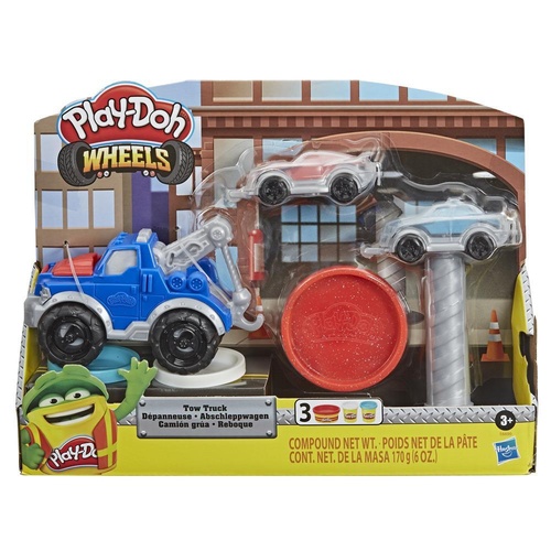 Play Doh Wheels Tow Truck Toy with 3 Colours