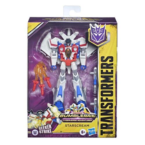Transformers Cyberverse Deluxe Class Starscream Action Figure