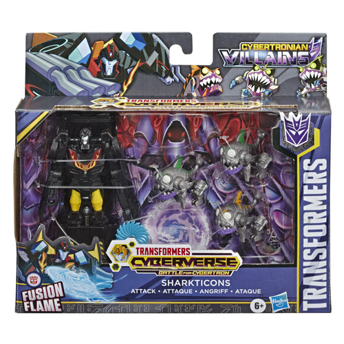 Transformers Sharkticons Attack Pack with Stealth Force Hot Rod