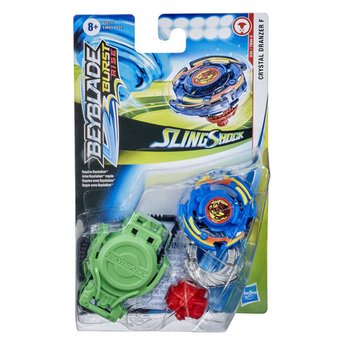 Beyblade Burst Rise Slingshock Crystal Dranzer F Starter Pack