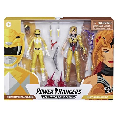 Power Rangers Lightning Collection Mighty Morphin Yellow Ranger Vs Scorpina