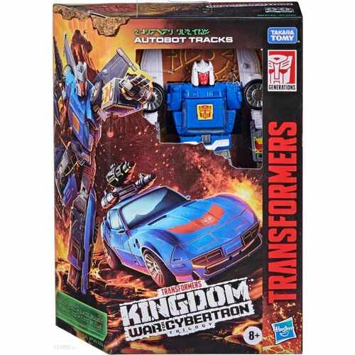 Transformers Kingdom Deluxe WFC-K26 Autobot Tracks Action Figure