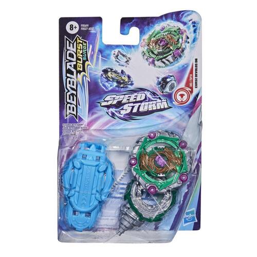 Beyblade Burst Surge Speedstorm Curse Devolos D6 Starter Pack