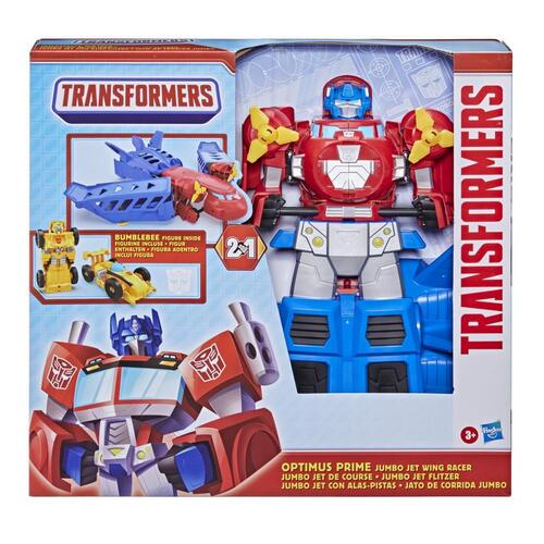 Transformers Optimus Prime Jumbo Jet Wing Racer Playset
