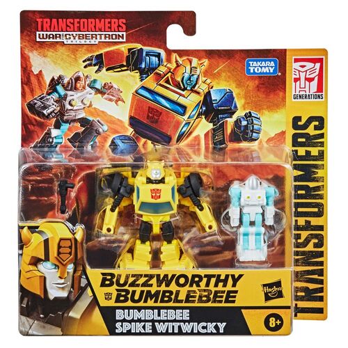 Transformers Buzzworthy Bumblebee Core Bumblebee & Spike Witwicky