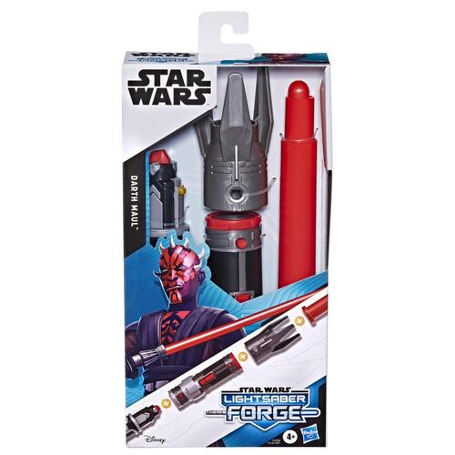 Star Wars Lightsaber Forge Darth Maul Extendable Red Lightsaber