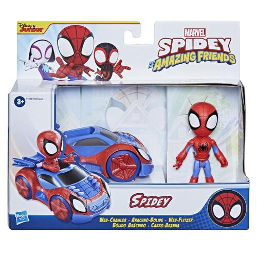 Marvel Spidey and His Amazing Friends Spidey Figure & Web Crawler