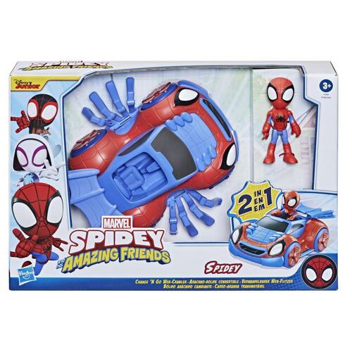 Spidey and His Amazing Friends Change 'N Go Web-Crawler And Spidey Action Figure