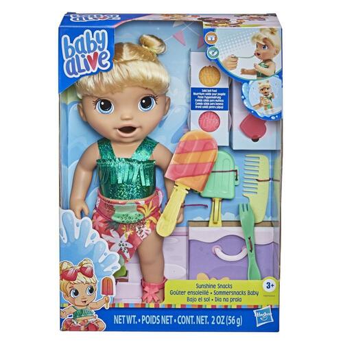Baby Alive Blond Hair Sunshine Snacks Doll