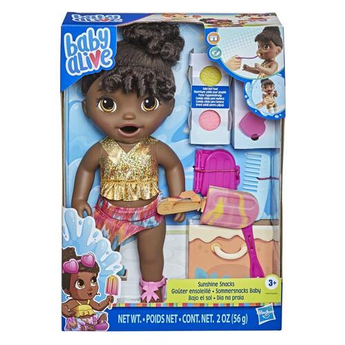 Baby Alive Black Hair Sunshine Snacks Doll