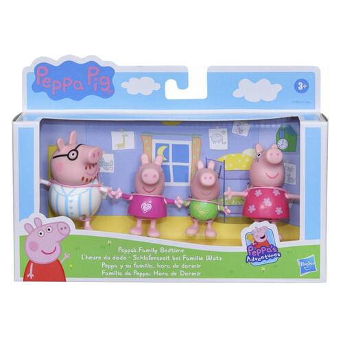 Peppa Pig Peppas Adventures Peppas Family Bedtime Figure 4-Pack