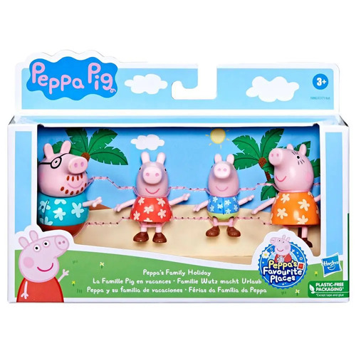 Peppa Pig Peppas Family Holiday 4-Pack