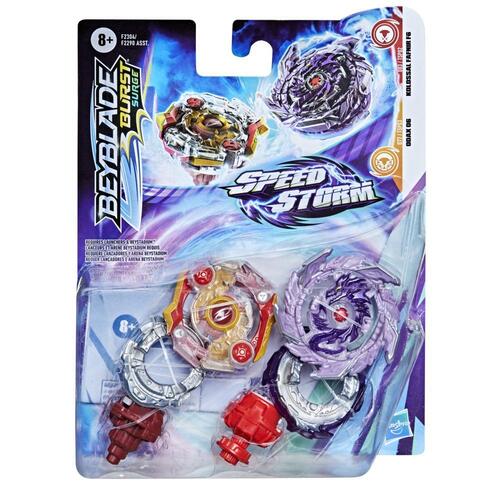 Beyblade Burst Surge Speedstorm Kolossal Fafnir F6 and Odax O6 Dual Pack