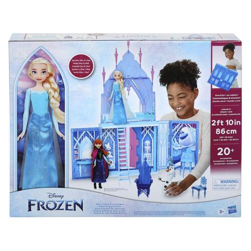 Disney Frozen Elsas Fold and Go Ice Palace With Elsa & Olaf Dolls