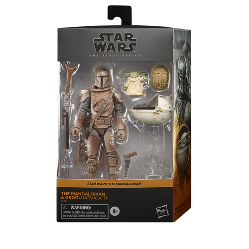 Star Wars The Black Series The Mandalorian & Grogu (Arvala-7)