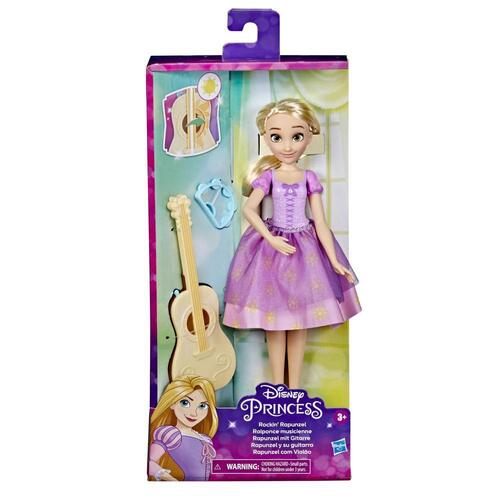 Princess Everyday Adventures Rockin' Rapunzel Fashion Doll & Color-Change Guitar
