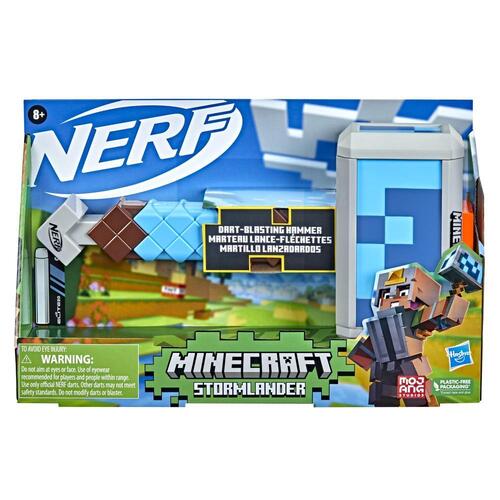 Nerf Minecraft Stormlander Dart-Blasting Hammer