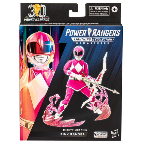 Power Rangers Lightning Collection Remastered Mighty Morphin Pink Ranger Action Figure