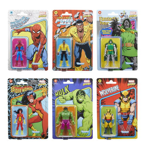 Marvel Legends Retro 375 Collection Set Action Figures