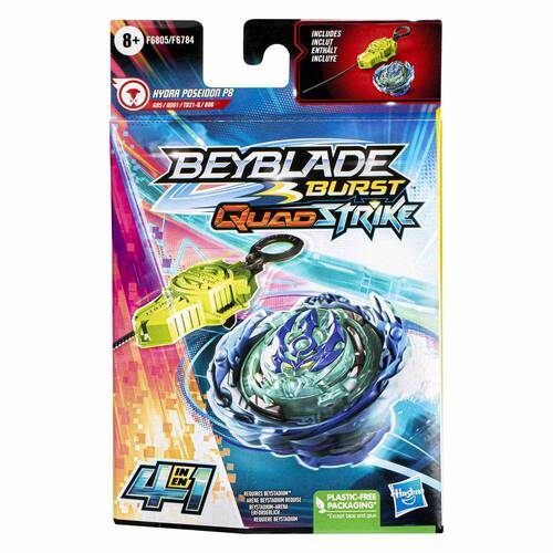 Beyblade Burst QuadStrike Hydra Poseidon P8 Starter Pack